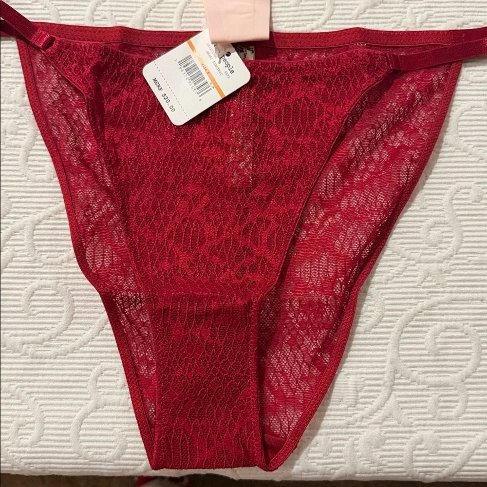 Free People Intimately Lace Panties. THREE PAIR. NWT Size Small